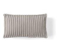 Stella - coussin - en velours côtelé grosses côtes - 32x57 cm - Gris clair Gris clair G