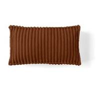 Stella - coussin - en velours côtelé grosses côtes - 32x57 cm - Terracotta Terracotta