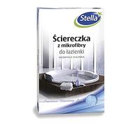 Stella Lingettes de Nettoyage en Microfibre pour la Salle de Bain / 1 pièce/mélange/extrêmement Doux, Moelleux et Absorbant/Efficace même sans détergent