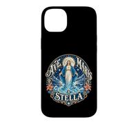 Stella Maris Notre-Dame étoile de la mer Marie Latine catholique Coque pour iPhone 14 Plus