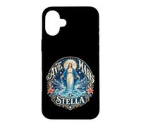 Stella Maris Notre-Dame étoile de la mer Marie Latine catholique Coque pour iPhone 16 Plus