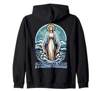 Stella Maris Notre-Dame étoile de la mer Marie Latine catholique Sweat à Capuche