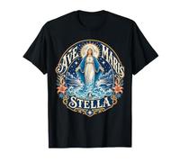Stella Maris Notre-Dame étoile de la mer Marie Latine catholique T-Shirt