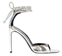 Stella Mccartney Argent VEGAN Sandales À Talons À Lanières 36