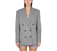 Stella McCartney - Blazer Croisé Oversize - Femme - Vestes - Gris - Taille: 40 FR