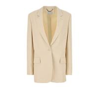 Stella McCartney - Blazer en Mélange de Viscose Ivoire - Femme - Vestes - Beige - Taille: 36 FR