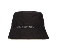 Stella McCartney - Chapeau Bob avec Logo Brodé - Femme - Accessoires - Noir - Taille: 56 CM