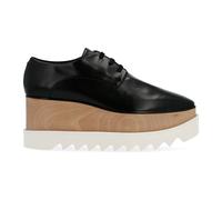Stella McCartney - Elyse Wedge à Lacets - Femme - Chaussures - Noir - Taille: 39 EU