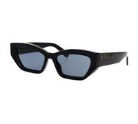 Stella McCartney, Femme, Accessoires, Noir, Taille: 54 MM Lunettes de soleil Cat-Eye épaisses avec clous dorés