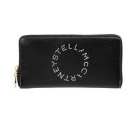 Stella McCartney, Femme, Accessoires, Noir, Taille: ONE Size Portefeuille avec Logo et Fermeture Éclair