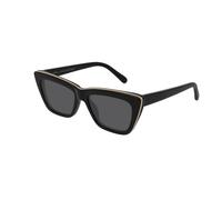 Stella McCartney Femme SC0188S 005 Lunettes de soleil outlet Acétate Noir Gris Carré Normale