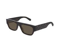 Stella McCartney Femme SC0210S 002 Lunettes de soleil outlet Acétate Havane Marron Carré Normale