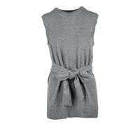 Stella McCartney - Gilet maniche amovibili - Femme - Pulls - Gris - Taille: 40 FR