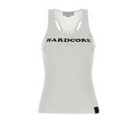 Stella McCartney - Hardcore Slogan Tank Top - Femme - Tops - Blanc - Taille: 42 FR