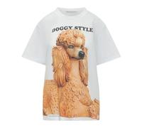 Stella McCartney - Jeff Koons Slippery When Wet T-Shirt - Femme - Tops - Blanc - Taille: 36 FR