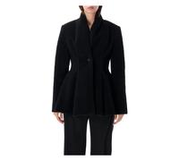 Stella McCartney - Manteau Peluche Ceinturé - Femme - Vestes - Noir - Taille: 40 FR