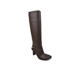 Stella McCartney - Ryder Bottes Stiletto Montantes Jusqu'aux Genoux - Femme - Chaussures - Brun - Taille: 39 EU
