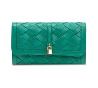 Stella McCartney - Ryder Woven Wallet with Strap - Femme - Accessoires - Vert - Taille: ONE Size