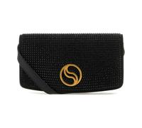 Stella McCartney - S-Wave Crystal Hotfix Wallet on Strap - Femme - Sacs - Noir - Taille: ONE Size