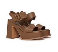 Stella McCartney - Sandales à plateforme Skyla - Femme - Chaussures - Brun - Taille: 40 1/2 EU