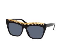 Stella McCartney SC 40009I 01A, Lunettes de soleil, Carrée, Femme, Noir