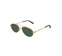 Stella McCartney Unisex SC0180S 001 Lunettes de soleil outlet Métal Or Vert Pilote Normale