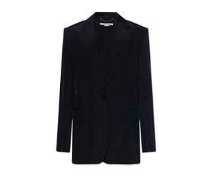 Stella McCartney - Veste Blazer en Lin - Femme - Vestes - Noir - Taille: 38 FR