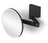 Stella miroir cosmétique 24x24 cm arrondi avec éclairage noir 22.00650-B