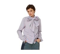 Stella Nova - Chemise ample à rayures en coton - Femme - Blouses et Chemises - Multicolore - Taille: 40 FR
