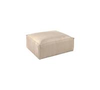Stella - pouf en velours côtelé - style contemporain - Beige