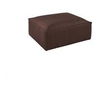 Stella - pouf en velours côtelé - style contemporain - Marron Marron