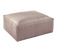 Stella - pouf en velours côtelé - style contemporain - Rose