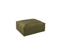 Stella - pouf en velours côtelé - style contemporain - Vert Vert G