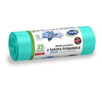 Stella Sacs à ordures avec ruban adhésif FRESH - parfum frais 35L 15pcs