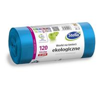 Stella Sacs à ordures écologiques 120L 25pcs bleu