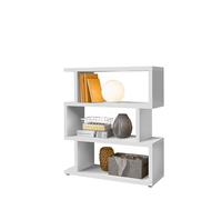 Stella Trading BC 3105 Cloison de séparation en blanc-Étagère sur pied de grande qualité et polyvalente-100 x 116 x 38 cm (L/H/P)