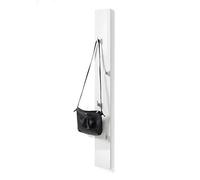 Stella Trading Color New Panneau de vestiaire Blanc Brillant - Portemanteau Peu encombrant avec Crochets muraux fiables pour Vestes & Sacs - 14 x 115 x 2 cm (L/H/P)