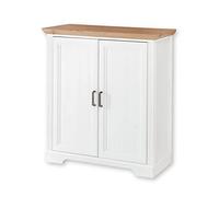 Stella Trading Jasmin, Aspect, Commode de Style Maison de Campagne avec Beaucoup d'espace de Rangement, Bois d'ingénierie, Pin Clair/chêne Artisanal, Kommode 1