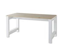 Stella Trading Jasmin Bureau Complet en pin Clair Aspect chêne Artisan avec Grande Surface de Travail-Style Maison de Campagne, Bois d'ingénierie, Schreibtisch