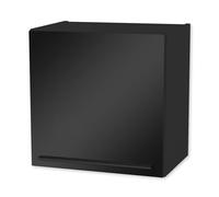 Stella Trading Jazz Suspendue Moderne Noir Mat - Armoire de Cuisine spacieuse avec Beaucoup d'espace de Rangement, Bois d'ingénierie, 50 x 50 x 34,6 cm