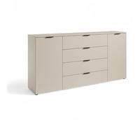 Stella Trading LINZ Commode en Cachemire - Buffet Moderne avec Beaucoup d'espace de Rangement - 180 x 90 x 40 cm (l x H x P)