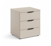 Stella Trading LINZ - Table de Chevet en Cachemire - Table de Chevet Moderne avec tiroirs pour Votre Chambre à Coucher - 45 x 50 x 40 cm (l x H x P)
