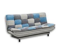 Stella Trading Patch Canapés, Bois d'ingénierie, Boue, Denim, Gris foncé, 188 x 90 x 89 cm