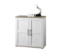 Stella Trading ROMANCE Commode en mélèze de Sibiu / chêne San Remo - armoire de style campagnard avec beaucoup d'espace de rangement pour votre salon - 93 x 100 x 45 cm (L/H/P)