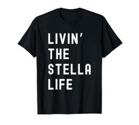 Stella Vivant la Vie de Stella Nom Amusant T-Shirt Graphique avec Valeur
