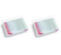 STELLA ZIP Lot de 200 sachets à fermeture à pression 6 x 8 cm Transparent En film rigide de polyéthylène basse densité Convient à un usage alimentaire