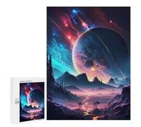 Stellar Galaxy Planet Puzzle pour adolescents 500 pièces Jouets anti-stress pour le plaisir familial interaction entre parents et enfants 500 pièces