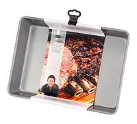 Stellar James Martin Moule à gâteau antiadhésif Gris acier inoxydable 33 x 23 x 6 cm 33 x 23 cm