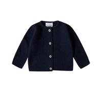 Stellou & friends Cardigan en tricot pour bébé et enfant avec boutons aspect bois, filles et garçons, vêtements de qualité supérieure en 100 % coton, parfait pour l'automne et l'hiver, certifié