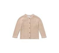 Stellou & friends Cardigan en tricot pour fille et garçon avec boutons aspect bois | Vêtements pour bébé de qualité supérieure en 100 % coton - IV V, marron clair, 62-68